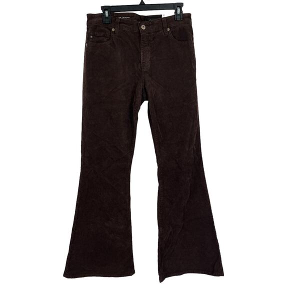 AG Adriano Goldschmied Jeans Angeline corduroy mid rise flare size 30 - Picture 1 of 7